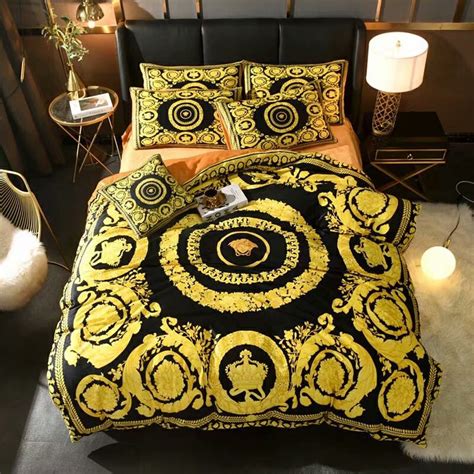 fake versace bed set|Versace comforter set king.